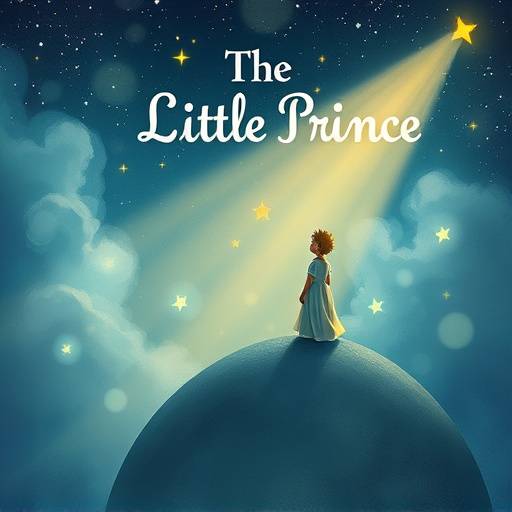 Affiche du spectacle 'Le Petit Prince', un conte philosophique pour enfants et adultes, plein de poésie et d'imagination.